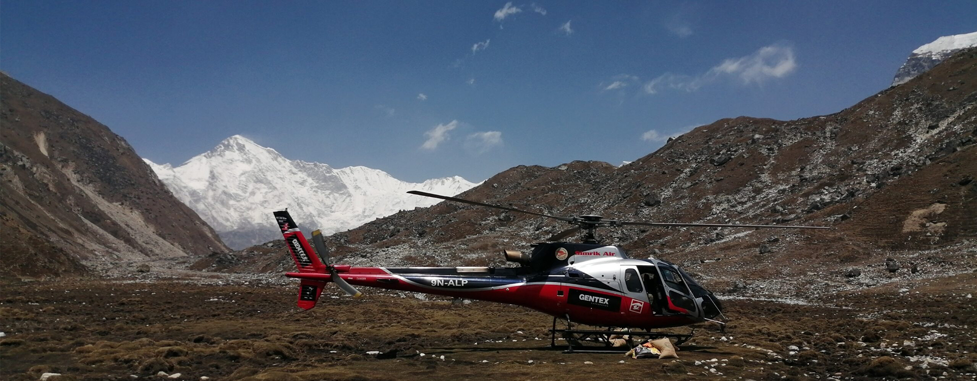 Heli tour in EBC