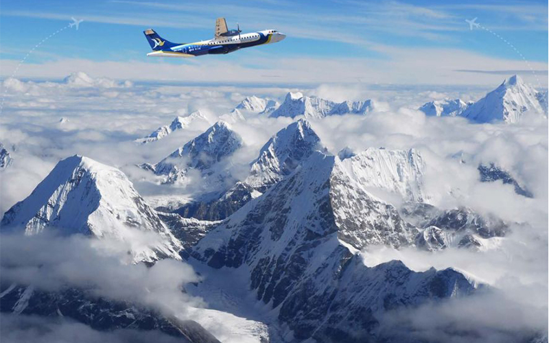 Fly Over the Himalayan Range 2