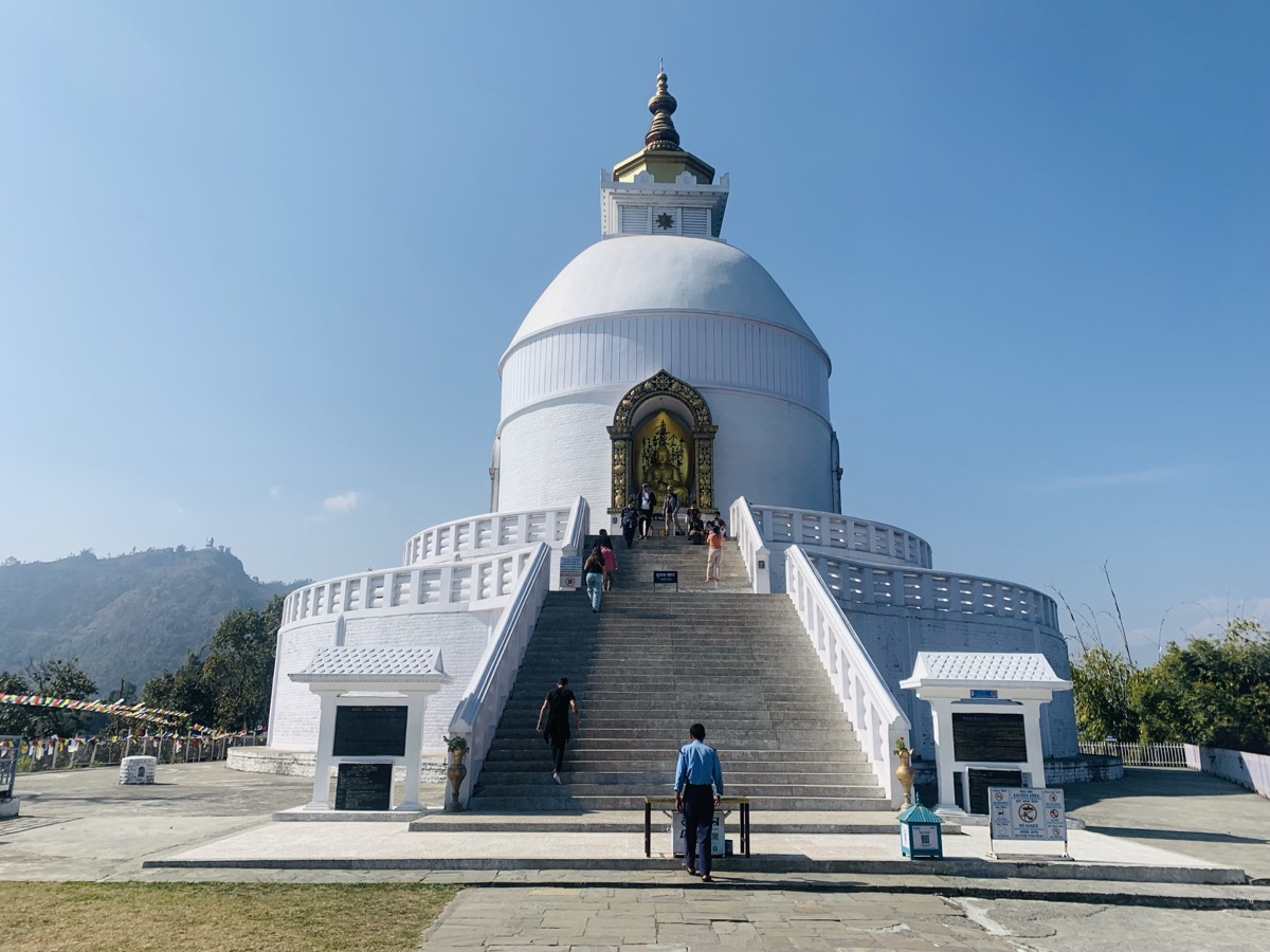 Peace stupa