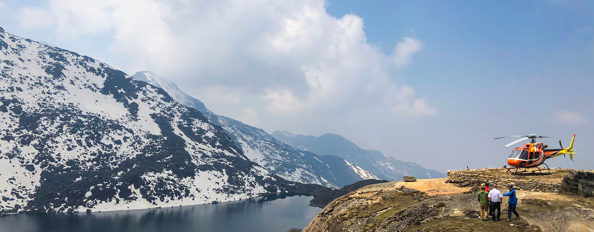 Heli tour in rara lake