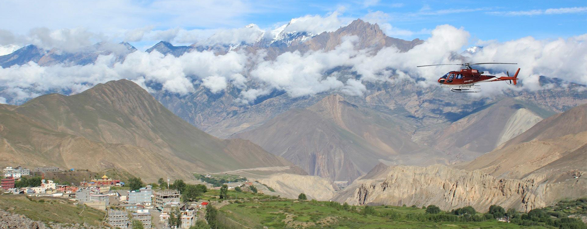 Heli tour in muktinath